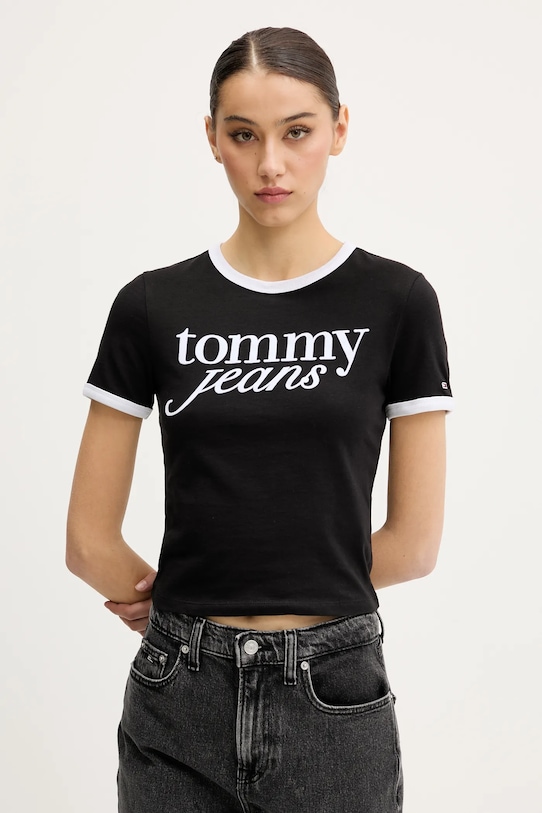 Хлопковая футболка Tommy Jeans, черный
Хлопковая футболка Tommy Jeans, черный