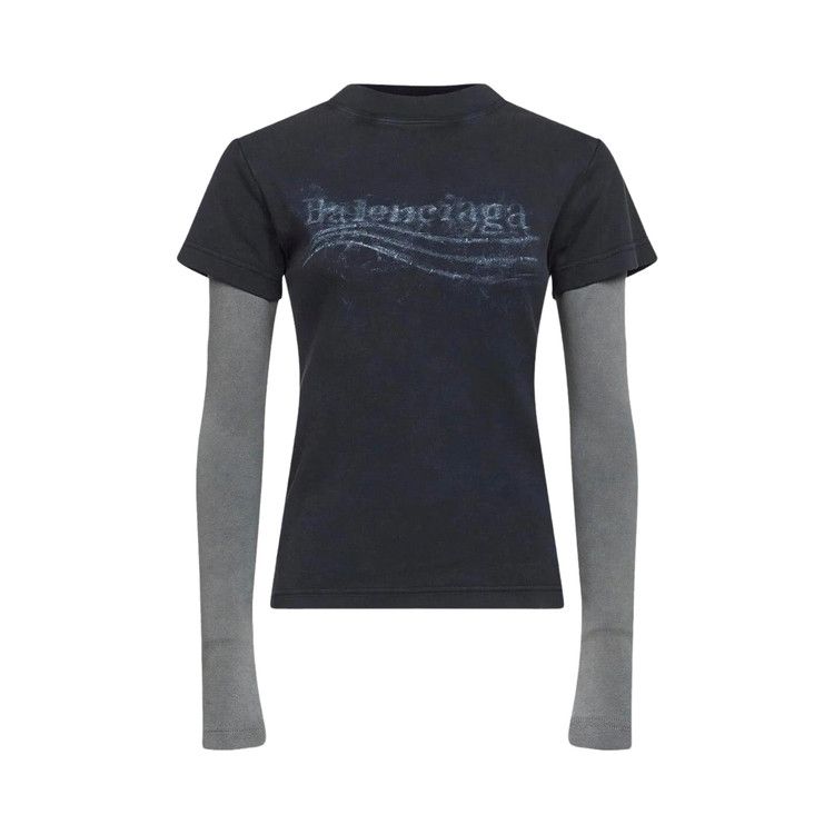 Футболка Balenciaga Double Sleeve T-Shirt, Washed Black
Футболка Balenciaga Double Sleeve T-Shirt, Washed Black