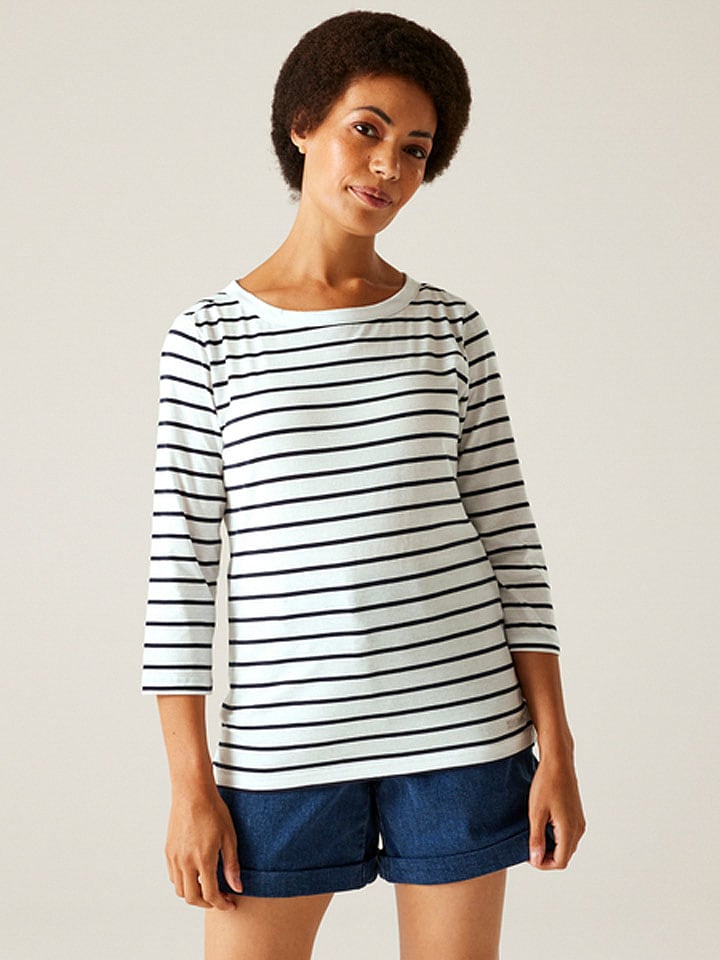 Рубашка с длинным рукавом Regatta, белый/темно-синий
Рубашка с длинным рукавом Regatta, белый/темно-синий