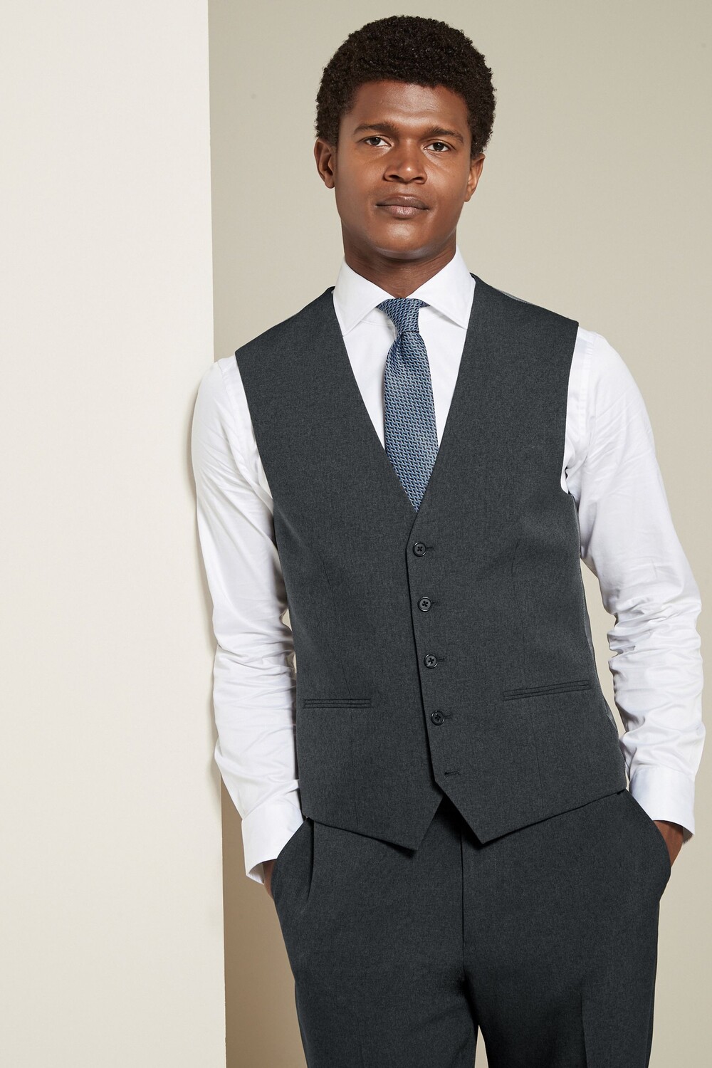 Жилет стандартного покроя для костюма Next, серый
Жилет стандартного покроя для костюма Next, серый