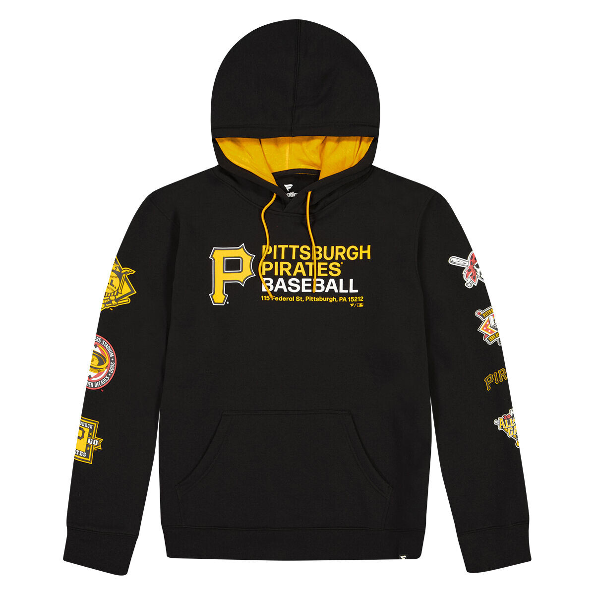 Толстовка MLB PITTSBURGH PIRATES FUNDAMENTALS FLEECE Hoody Nike, цвет Schwarz/Goldgelb
Толстовка MLB PITTSBURGH PIRATES FUNDAMENTALS FLEECE Hoody Nike, цвет Schwarz/Goldgelb