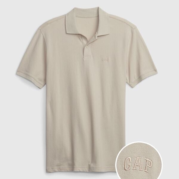 Рубашка-Поло из пике с вышитым логотипом Gap, белый
Рубашка-Поло из пике с вышитым логотипом Gap, белый