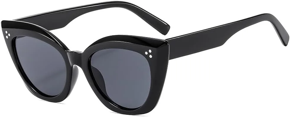 Модные женские солнцезащитные очки «кошачий глаз» в винтажном стиле, персонализированные женские солнцезащитные очки с защитой от УФ-излучения UV400 HYYZZC, Black
Модные женские солнцезащитные очки «кошачий глаз» в винтажном стиле, персонализированные женские солнцезащитные очки с защитой от УФ-излучения UV400 HYYZZC, Black