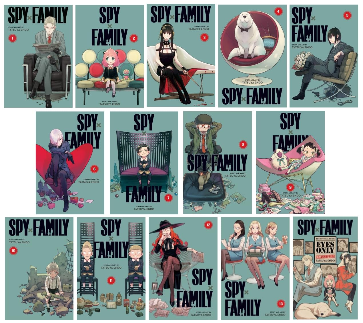Spy x Family Comic Series 14-Book Collection Set (Vol. 1 to 14) - Spy Thriller, Family Comedy & Action-Packed Manga (generic)
Spy x Family Comic Series 14-Book Collection Set (Vol. 1 to 14) - Spy Thriller, Family Comedy & Action-Packed Manga (generic)