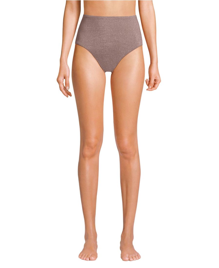 Женские бикини-трусики Shine с высокой талией Lands' End, Bronze sand shine
Женские бикини-трусики Shine с высокой талией Lands' End, Bronze sand shine