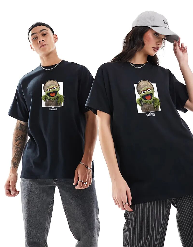 Футболка с фотографией Оскара-ворчуна PRNT черного цвета
Футболка с фотографией Оскара-ворчуна PRNT черного цвета