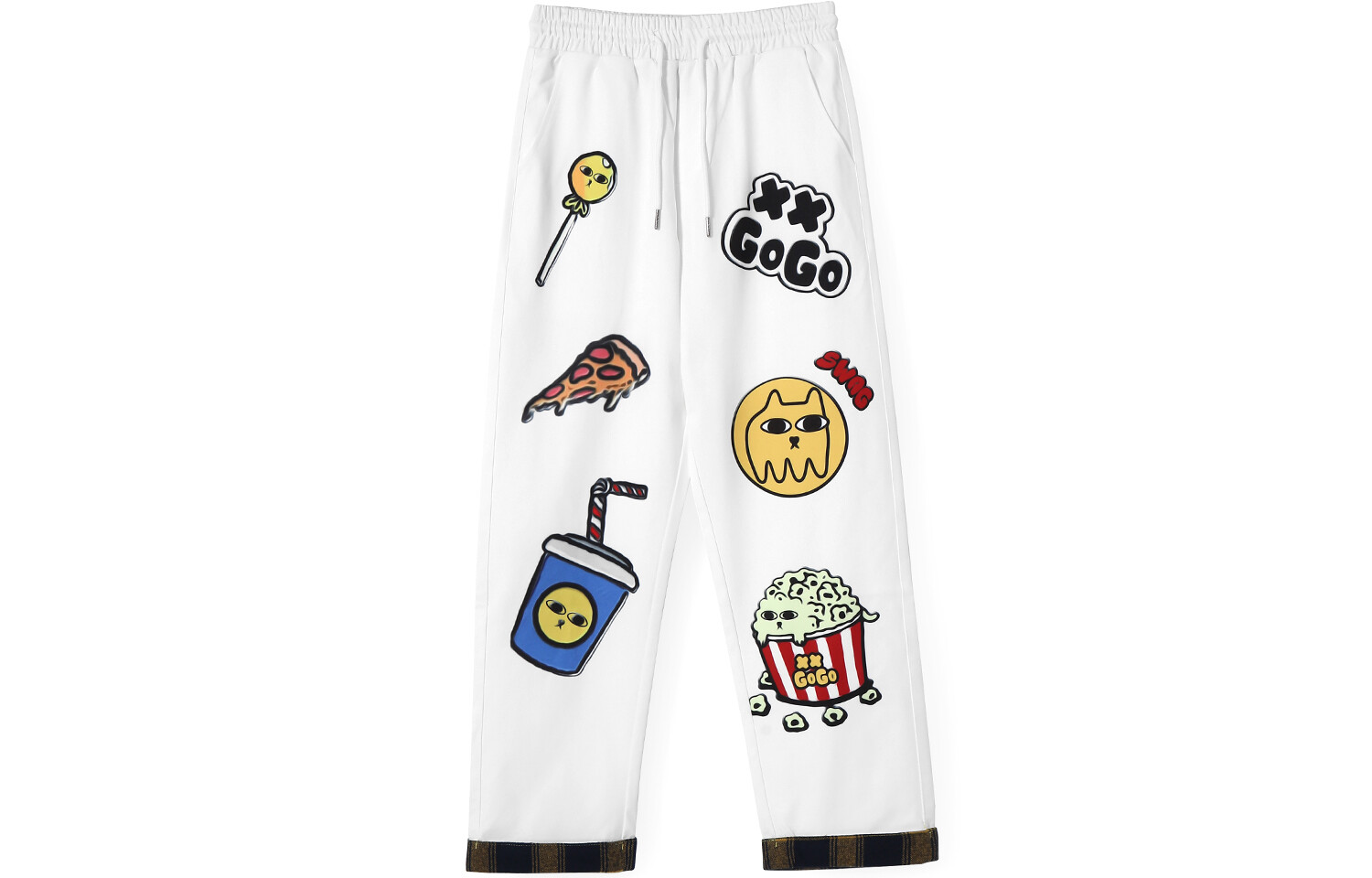 XXGOGO Повседневные брюки унисекс, Белый
XXGOGO Повседневные брюки унисекс, Белый