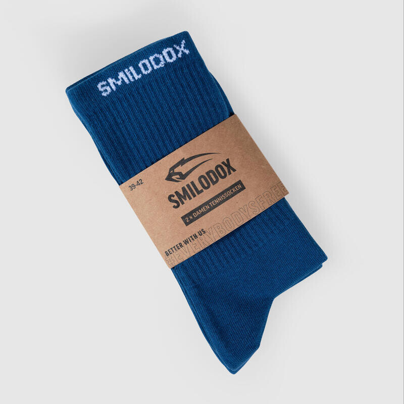 Женские теннисные носки Женские теннисные носки, набор из 2 шт., разноцветный, V1, темно-синий SMILODOX, цвет blau
Женские теннисные носки Женские теннисные носки, набор из 2 шт., разноцветный, V1, темно-синий SMILODOX, цвет blau