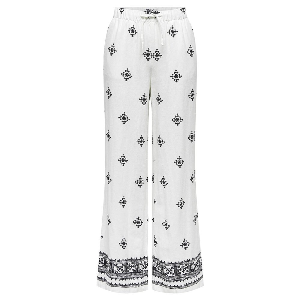 Брюки Only Caro Pull-Up, белый 
Брюки Only Caro Pull-Up, белый