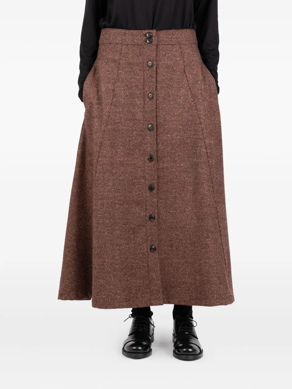 Юбка миди из твида Алекс Société Anonyme, коричневый
Юбка миди из твида Алекс Société Anonyme, коричневый