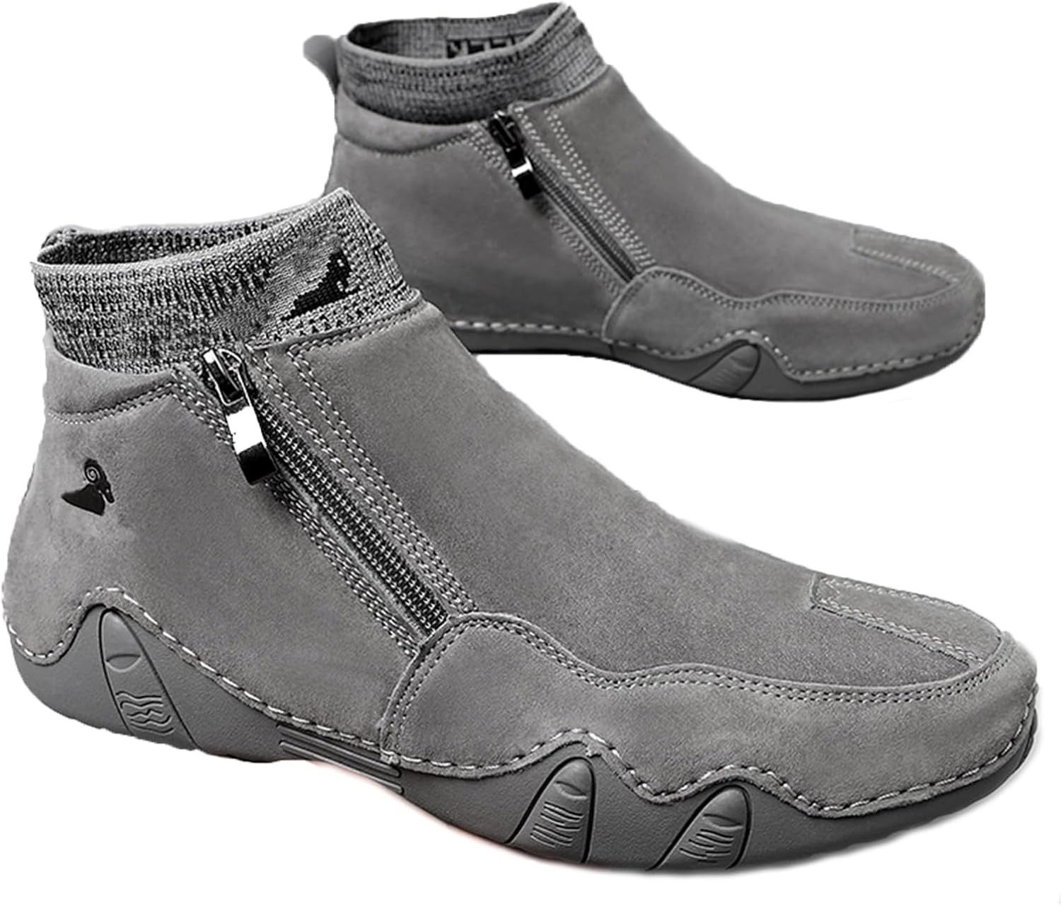 Мужские кожаные повседневные лоферы RiceelSor с боковой молнией, ручной строчкой, высоким верхом, серый
Мужские кожаные повседневные лоферы RiceelSor с боковой молнией, ручной строчкой, высоким верхом, серый