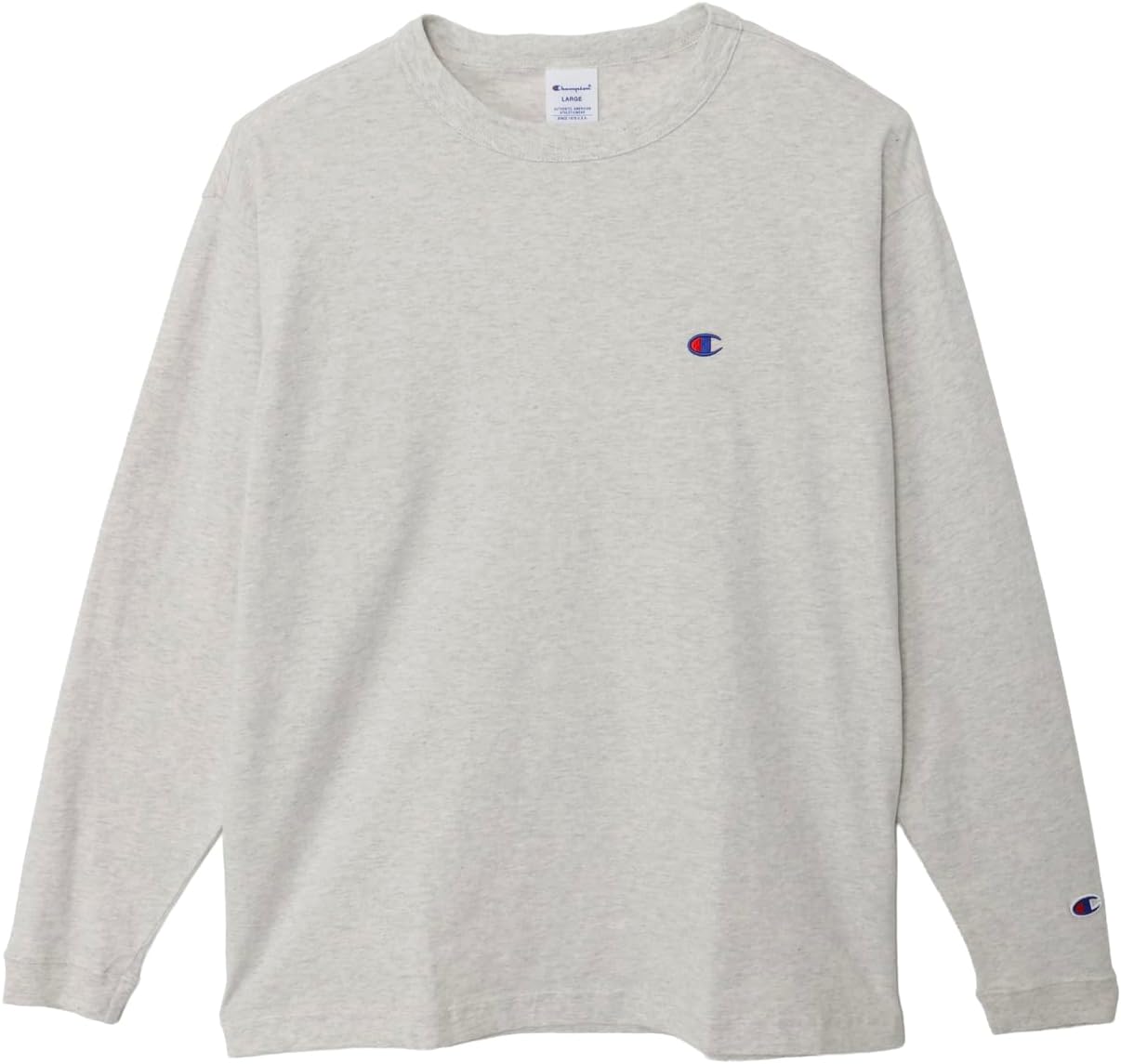 Мужская футболка с длинным рукавом, круглый вырез, 100% хлопок, логотип One Point, свободный крой, приспущенные плечи Champion, овсяный
Мужская футболка с длинным рукавом, круглый вырез, 100% хлопок, логотип One Point, свободный крой, приспущенные плечи Champion, овсяный