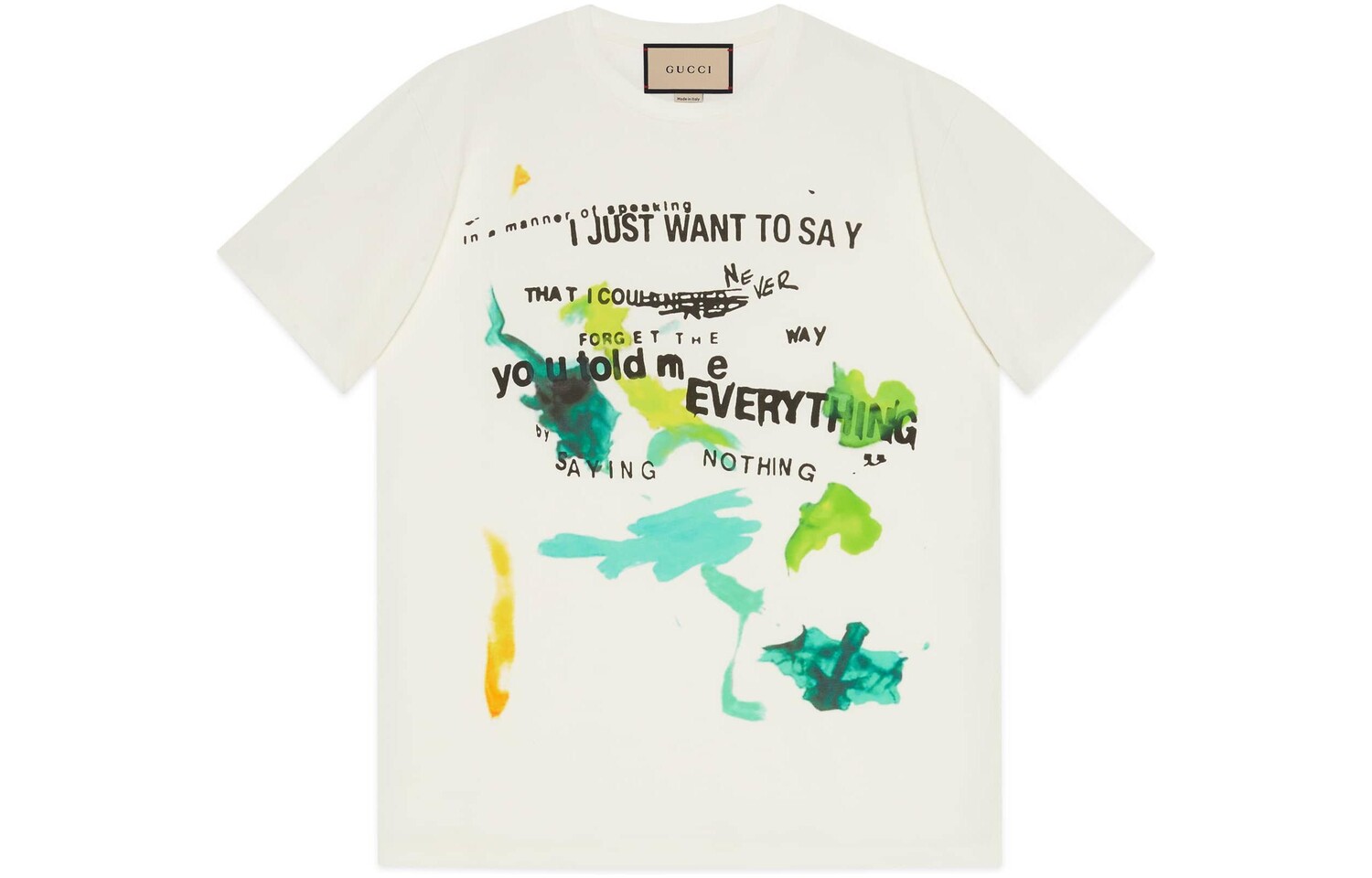 Футболка женская Gucci с принтом, белый / черный
Футболка женская Gucci с принтом, белый / черный