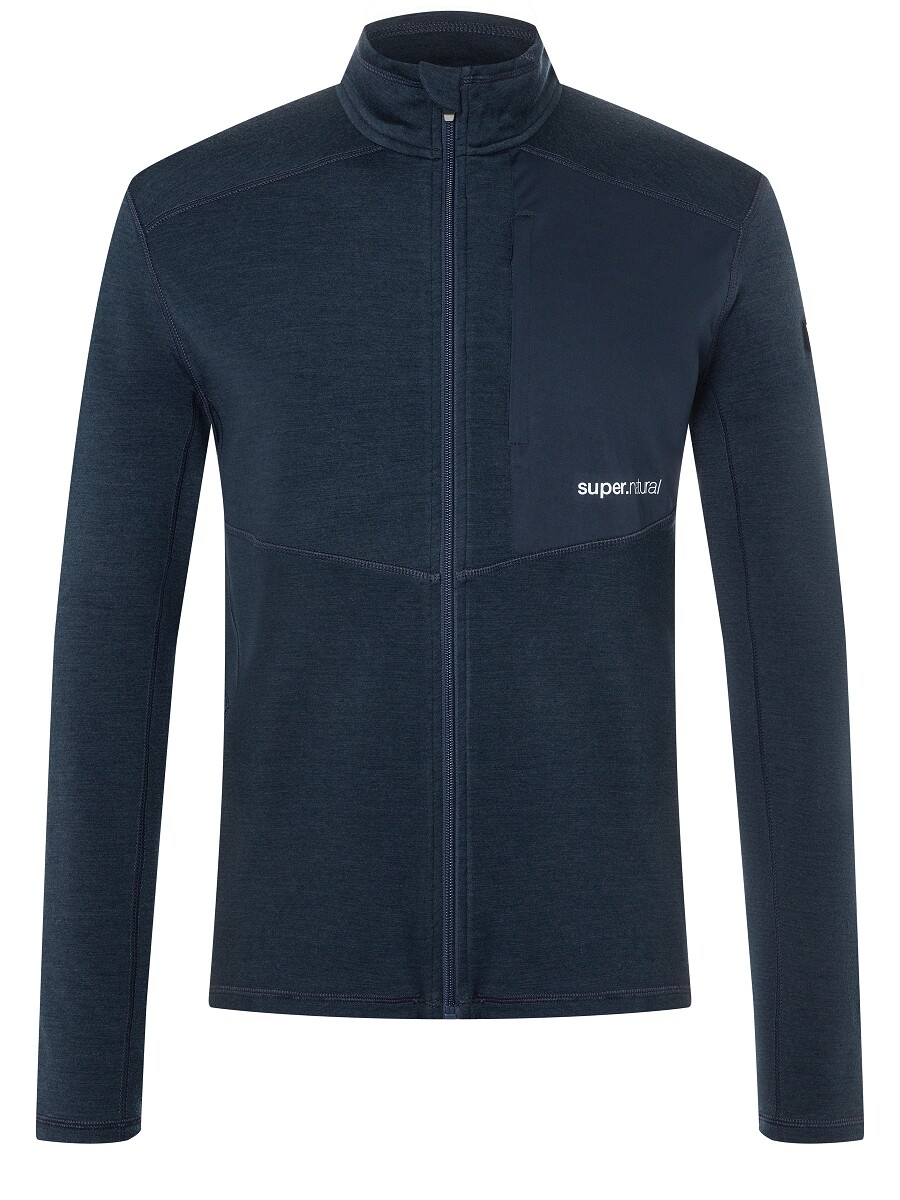 Куртка super.natural Merino Jacke, синий 
Куртка super.natural Merino Jacke, синий