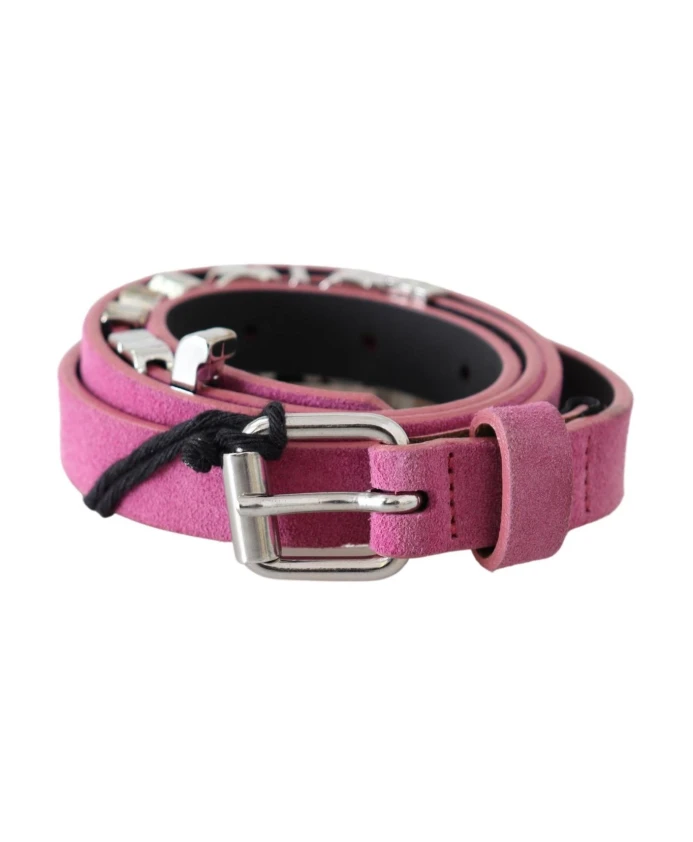 Ремень из замши цвета фуксии Just Cavalli, розовый
Ремень из замши цвета фуксии Just Cavalli, розовый