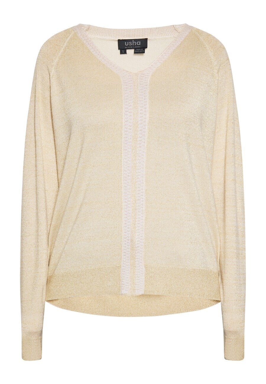Базовый свитер usha BLACK LABEL Sweater, кремовый
Базовый свитер usha BLACK LABEL Sweater, кремовый