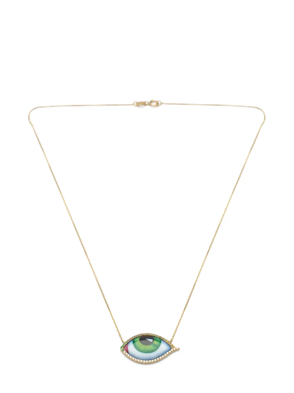 Колье Grand Vert из желтого золота с бриллиантами и цаворитом Lito, золотой
Колье Grand Vert из желтого золота с бриллиантами и цаворитом Lito, золотой