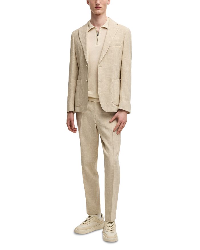 Льняной вязаный поло-свитер BOSS, коричневый/бежевый
Льняной вязаный поло-свитер BOSS, коричневый/бежевый