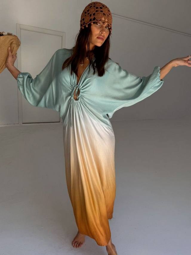 Платье Toria с омбре эффектом Never Fully Dressed, Blue
Платье Toria с омбре эффектом Never Fully Dressed, Blue