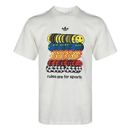 Футболка оригиналы sportsrule печать короткий рукав Adidas, белый
Футболка оригиналы sportsrule печать короткий рукав Adidas, белый