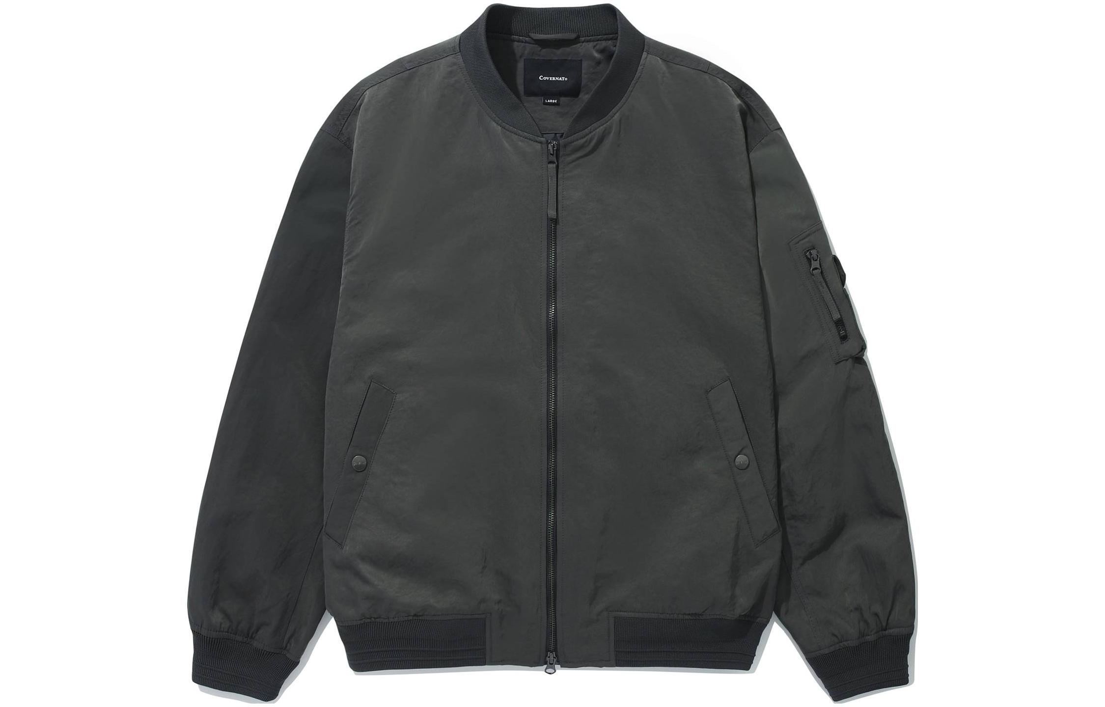 COVERNAT Бейсбольная куртка унисекс угольная, Charcoal
COVERNAT Бейсбольная куртка унисекс угольная, Charcoal