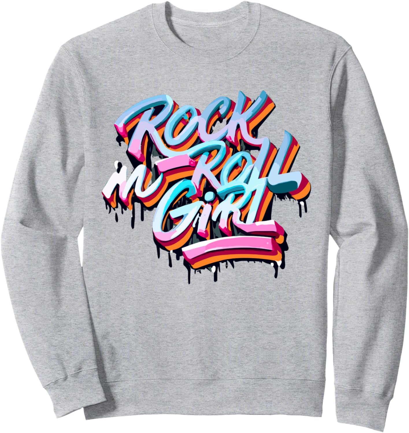 Толстовка с граффити в стиле рок-н-ролл для девушек Rock N Roll Girl Halloween Costumes, серый
Толстовка с граффити в стиле рок-н-ролл для девушек Rock N Roll Girl Halloween Costumes, серый