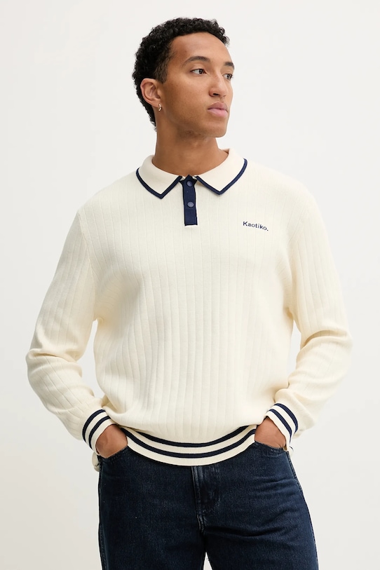 Хлопковый свитер Kaotiko, бежевый
Хлопковый свитер Kaotiko, бежевый