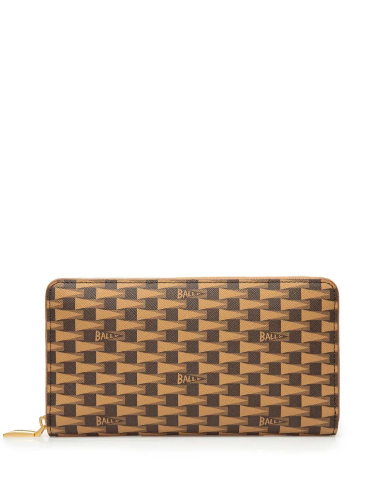 Кошелек Pennant на молнии Bally, нейтральный 
Кошелек Pennant на молнии Bally, нейтральный