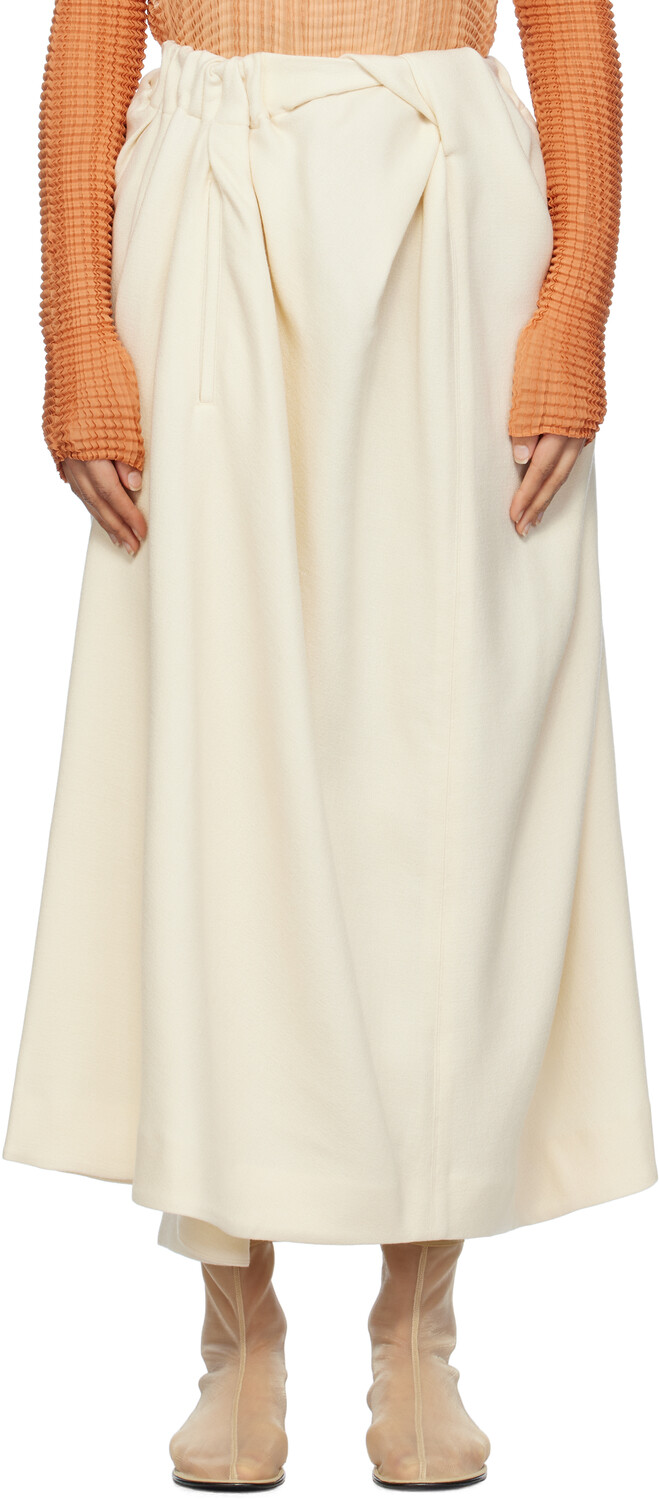 Юбка макси Off-White Entwine ISSEY MIYAKE
Юбка макси Off-White Entwine ISSEY MIYAKE