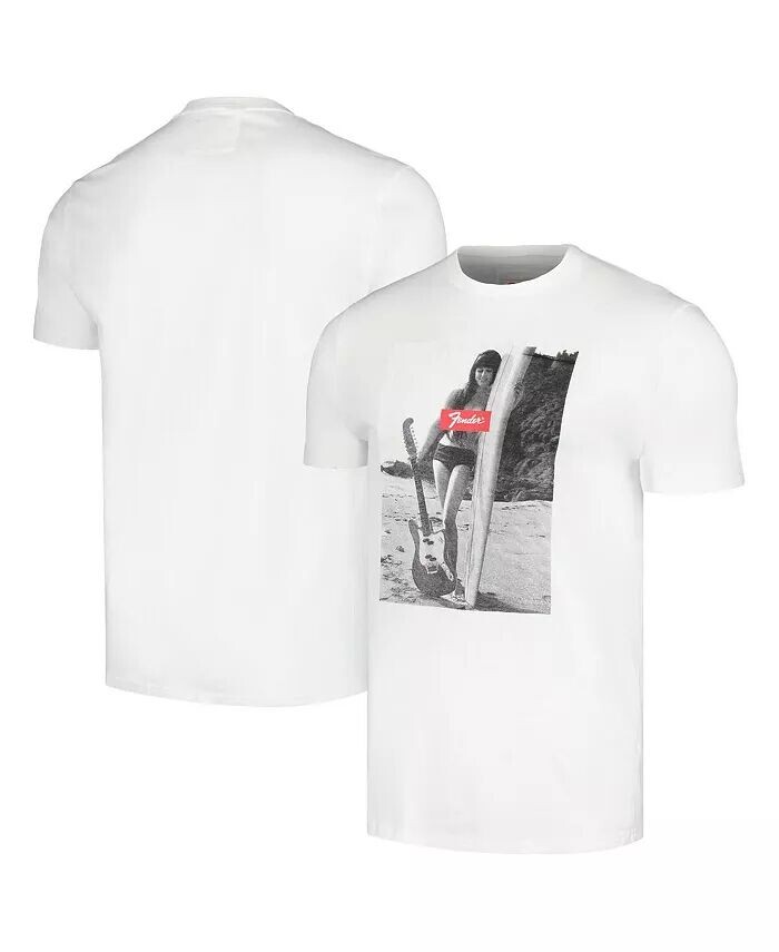 Мужская белая рваная футболка Fender Brass Tacks American Needle, белый
Мужская белая рваная футболка Fender Brass Tacks American Needle, белый