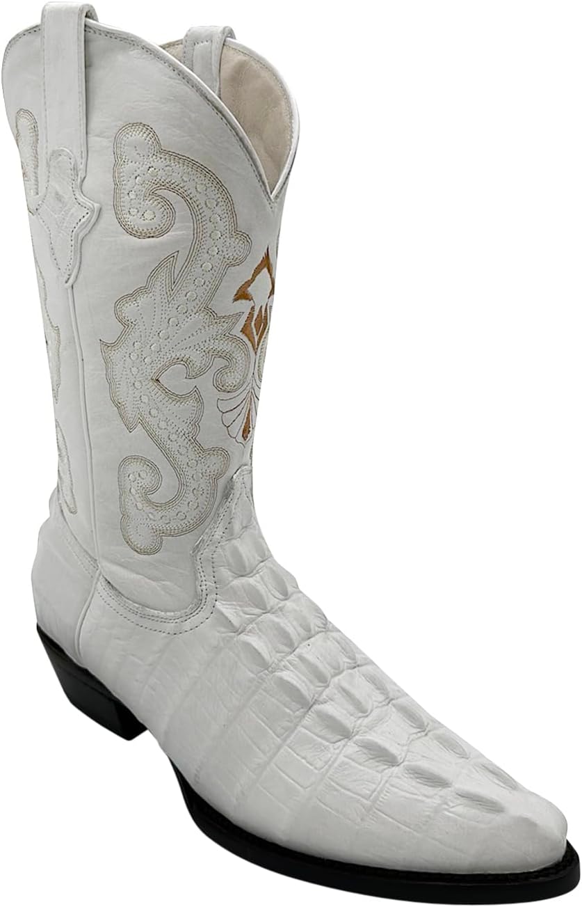 Мужские вестерн-сапоги с принтом крокодила и дизайном аллигатора The Western Shops, белый
Мужские вестерн-сапоги с принтом крокодила и дизайном аллигатора The Western Shops, белый