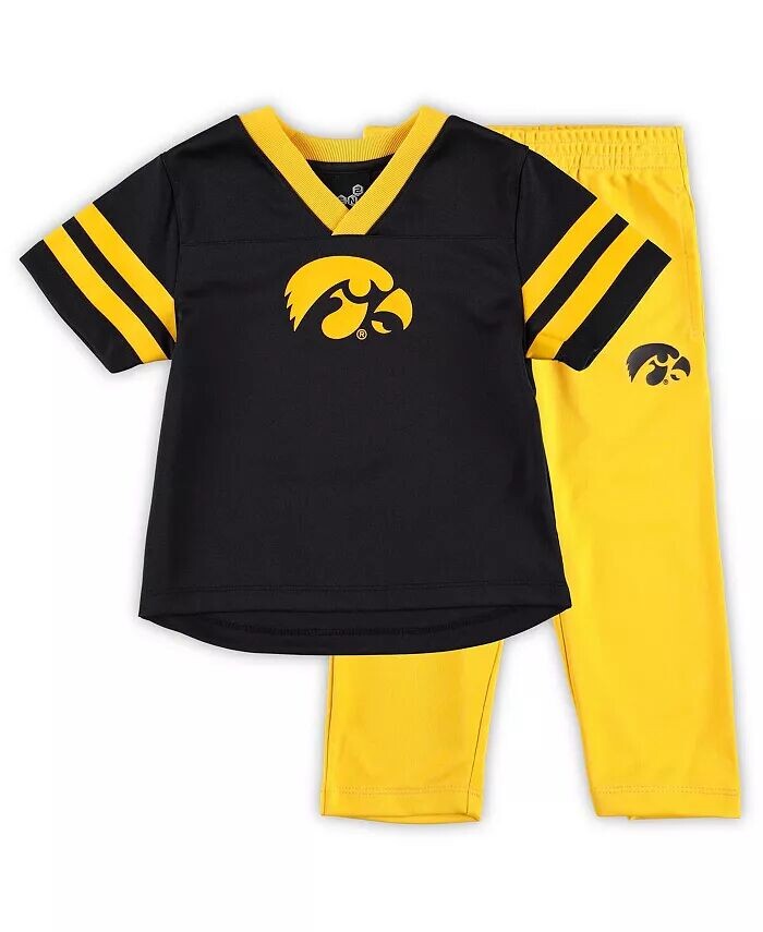 Комплект из джерси и брюк Iowa Hawkeyes Red Zone для мальчиков черного и золотого цвета Outerstuff
Комплект из джерси и брюк Iowa Hawkeyes Red Zone для мальчиков черного и золотого цвета Outerstuff
