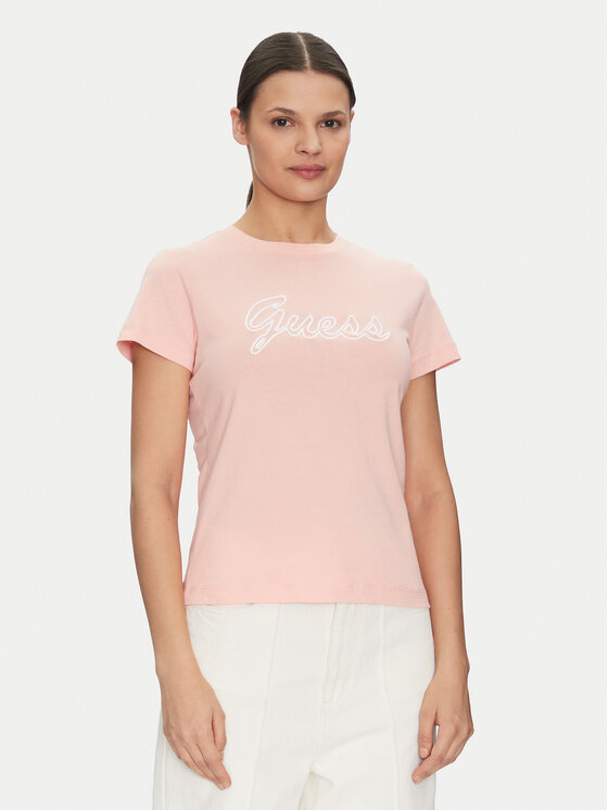 Облегающая футболка V5GI02 K9RM1 Guess, розовый
Облегающая футболка V5GI02 K9RM1 Guess, розовый