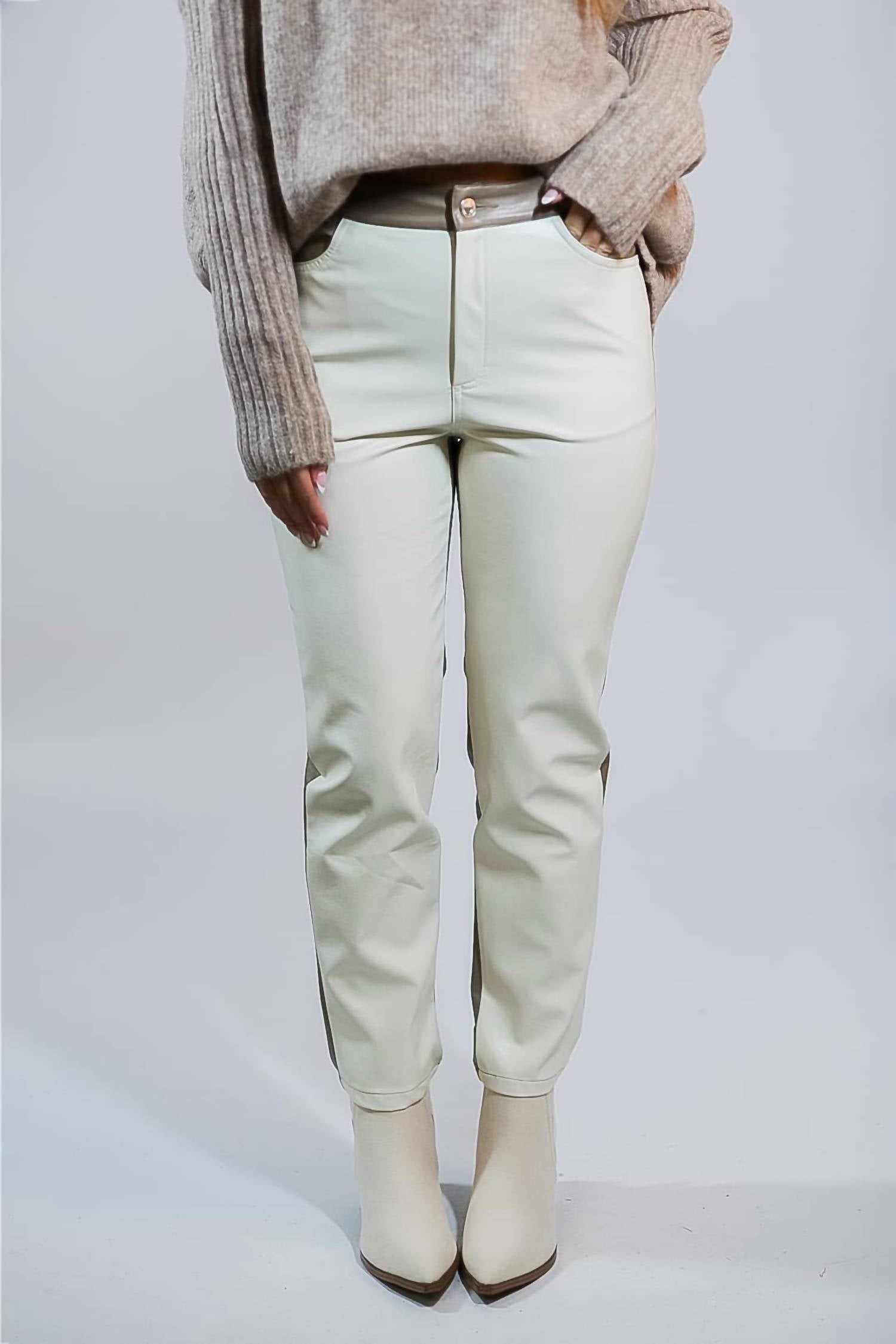 Брюки из спилковой кожи Rebel Charm цвета крем/мокко Strut & Bolt, цвет cream/mocha
Брюки из спилковой кожи Rebel Charm цвета крем/мокко Strut & Bolt, цвет cream/mocha