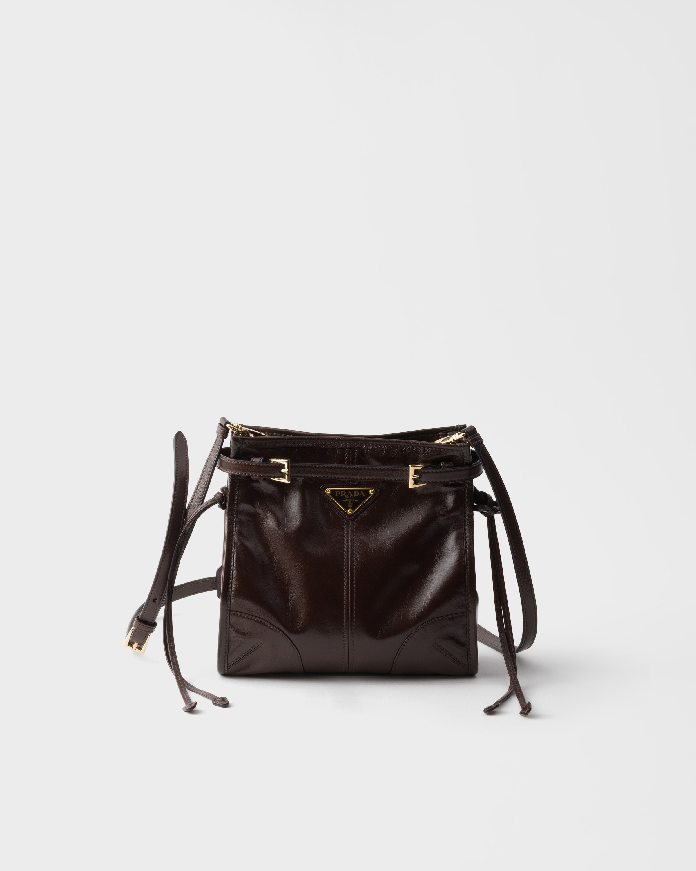Мини-сумка на плечо из кожи Prada Bonnie, коричневый
Мини-сумка на плечо из кожи Prada Bonnie, коричневый