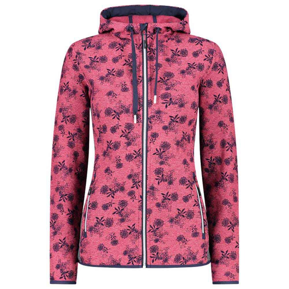 Толстовка на молнии CMP Fix Hood Full Zip 31H1646, розовый 
Толстовка на молнии CMP Fix Hood Full Zip 31H1646, розовый