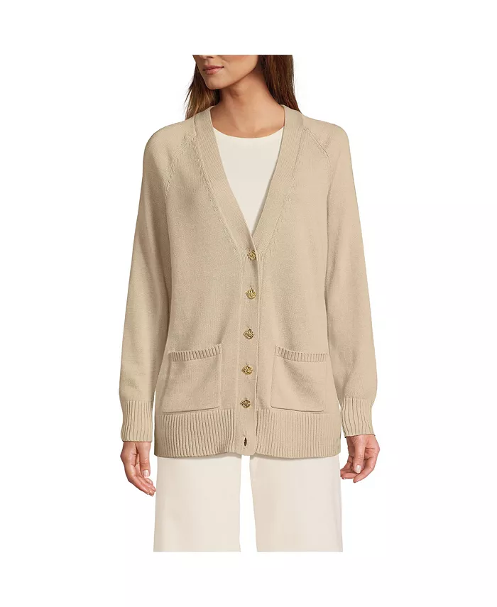 Женский кардиган Drifter Varsity с V-образным вырезом, свободного кроя Lands' End, коричневый/бежевый
Женский кардиган Drifter Varsity с V-образным вырезом, свободного кроя Lands' End, коричневый/бежевый