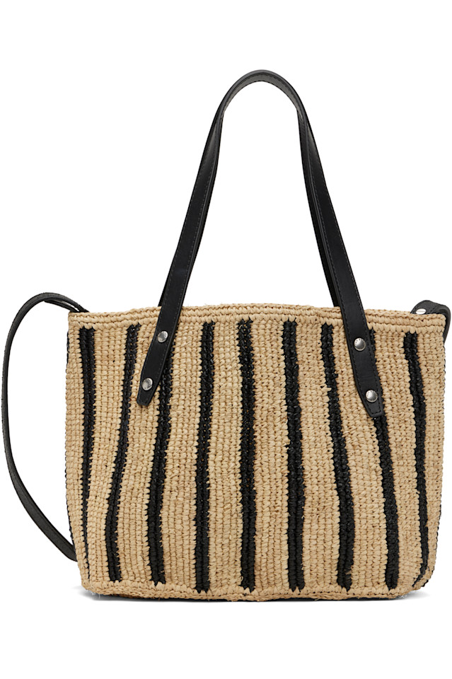Маленькая полосатая плетеная сумка-шопер Rag & Bone, мультиколор 
Маленькая полосатая плетеная сумка-шопер Rag & Bone, мультиколор