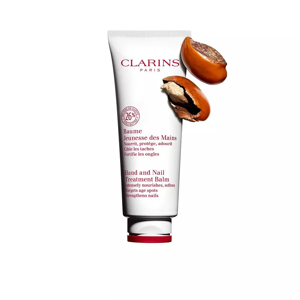 Крем для рук Jeunesse des mains baume Clarins, 100 мл.
Крем для рук Jeunesse des mains baume Clarins, 100 мл.