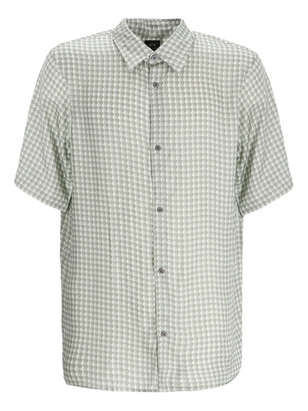 Рубашка с короткими рукавами и геометричным принтом Armani Exchange, зеленый
Рубашка с короткими рукавами и геометричным принтом Armani Exchange, зеленый