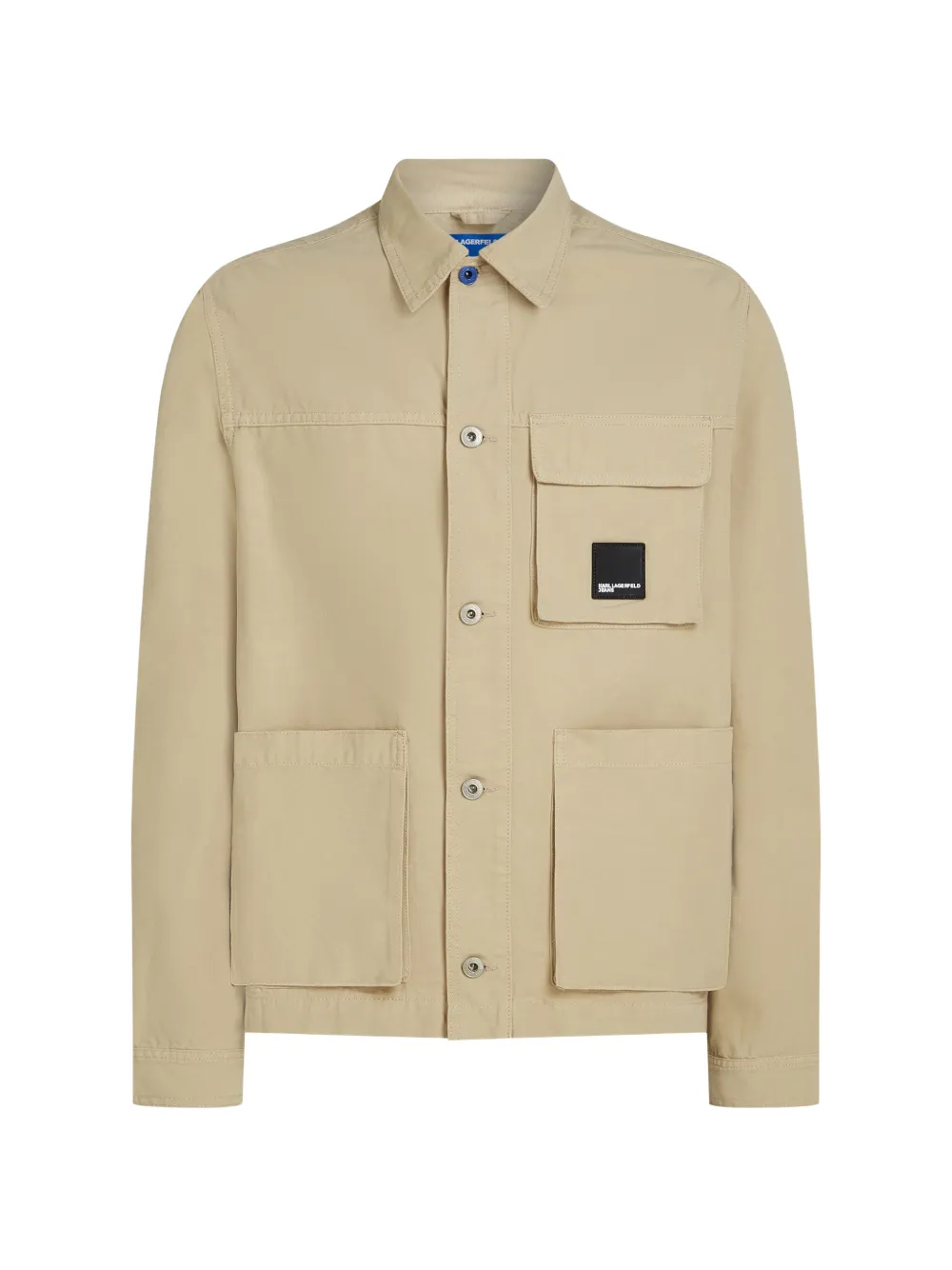 Рубашка с накладными карманами Karl Lagerfeld Jeans, бежевый
Рубашка с накладными карманами Karl Lagerfeld Jeans, бежевый
