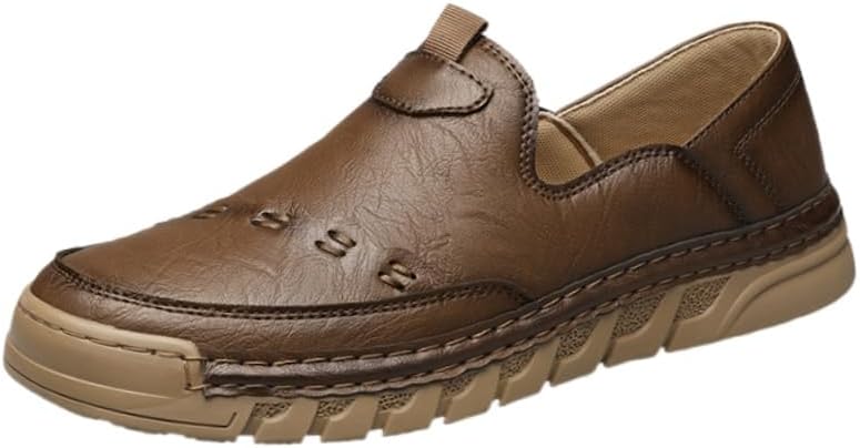 Модные мужские повседневные туфли больших размеров с толстой подошвой и кожаным верхом. Мягкая и удобная подкладка. Резиновая противоскользящая подошва. Подходят для официальных мероприятий и повседневной носки Clolinde, хаки
Модные мужские повседневные туфли больших размеров с толстой подошвой и кожаным верхом. Мягкая и удобная подкладка. Резиновая противоскользящая подошва. Подходят для официальных мероприятий и повседневной носки Clolinde, хаки