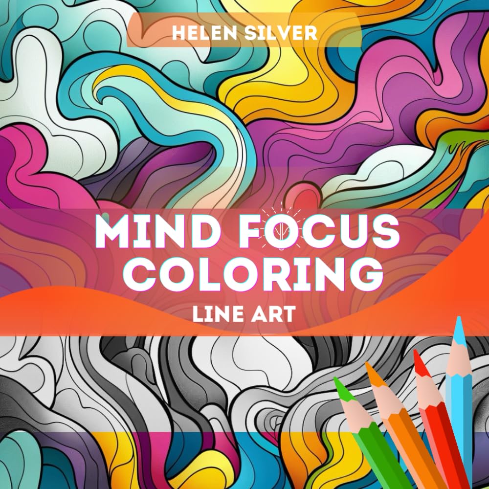 Mind Focus Coloring: Zentangle Line Art (Independently published)
Mind Focus Coloring: Zentangle Line Art (Independently published)