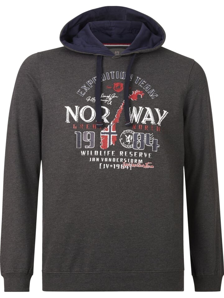 Толстовка Jan Vanderstorm, цвет dunkelgrau melange
Толстовка Jan Vanderstorm, цвет dunkelgrau melange