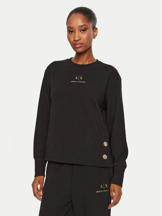 Толстовка обычного кроя Armani Exchange, черный
Толстовка обычного кроя Armani Exchange, черный
