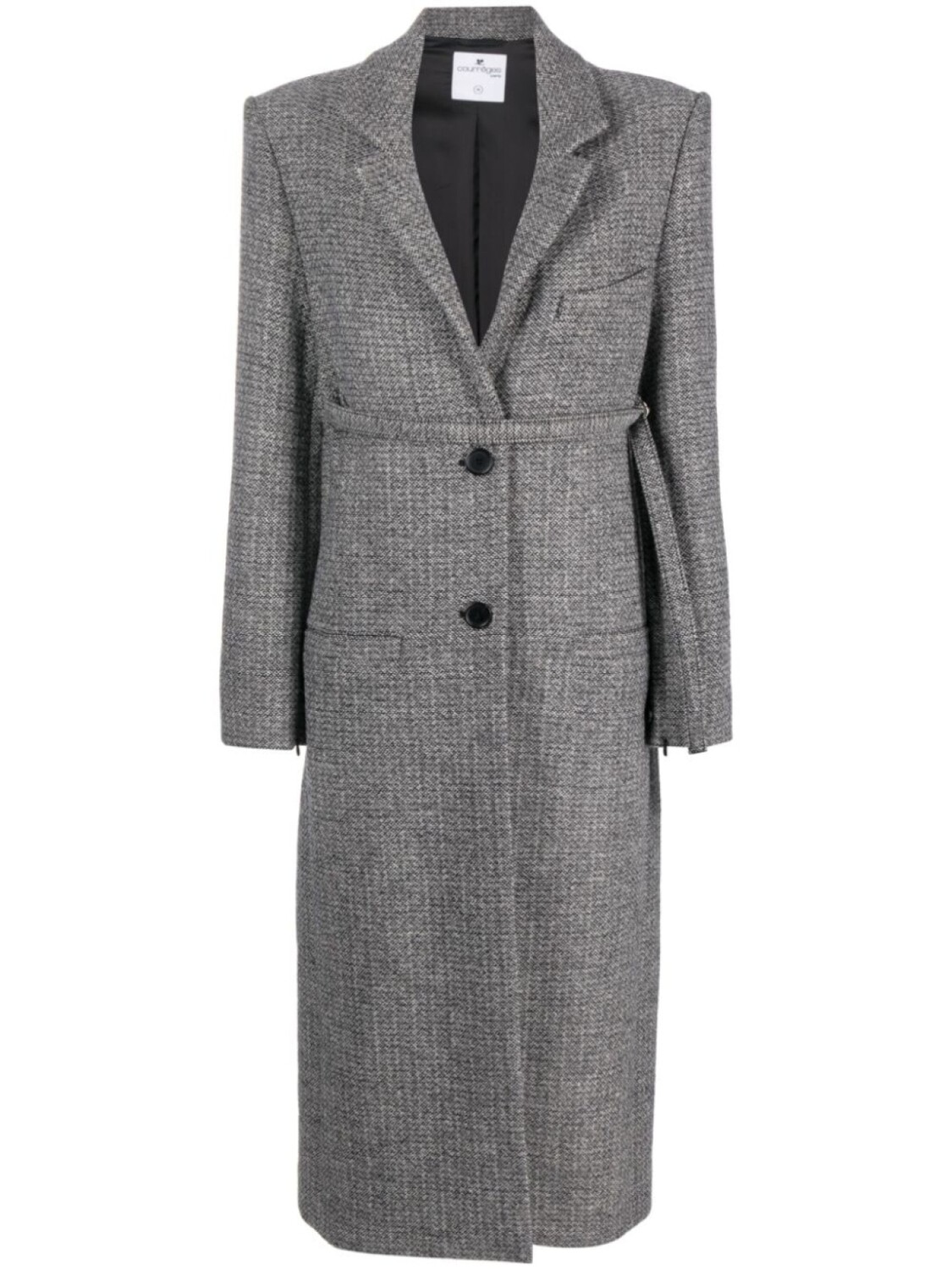 Courrèges пальто строгого кроя, черный
Courrèges пальто строгого кроя, черный