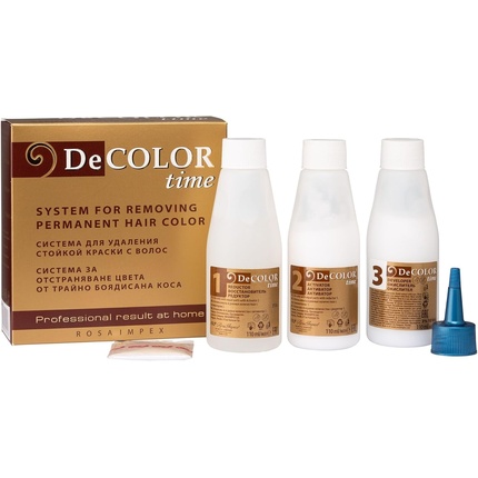 Decolor Time Hair Depigmentation System Средство для удаления краски с волос
Decolor Time Hair Depigmentation System Средство для удаления краски с волос