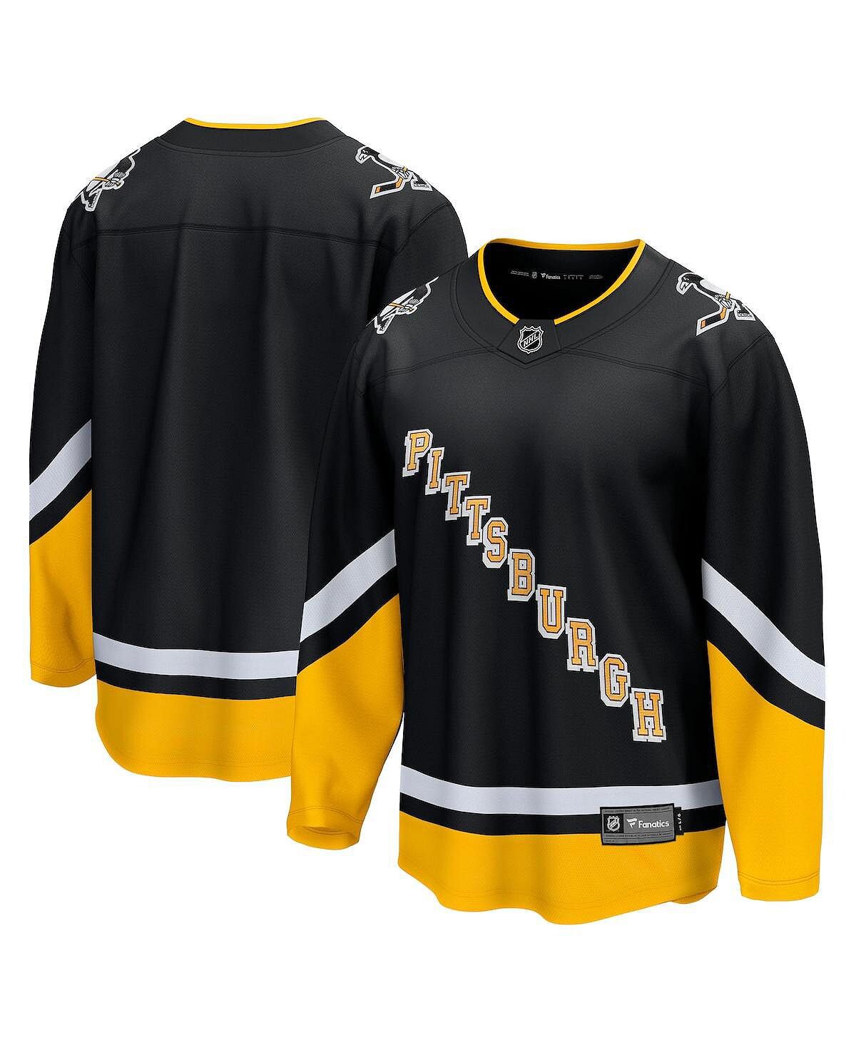 Мужская черная фирменная футболка Pittsburgh Penguins 2021/22 Alternate Premier Breakaway Fanatics
Мужская черная фирменная футболка Pittsburgh Penguins 2021/22 Alternate Premier Breakaway Fanatics