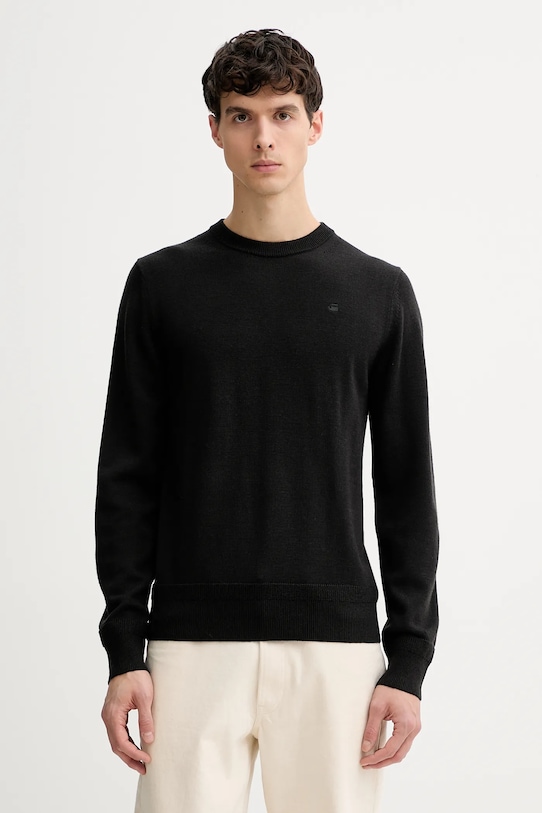 Шерстяной свитер G-Star, черный
Шерстяной свитер G-Star, черный