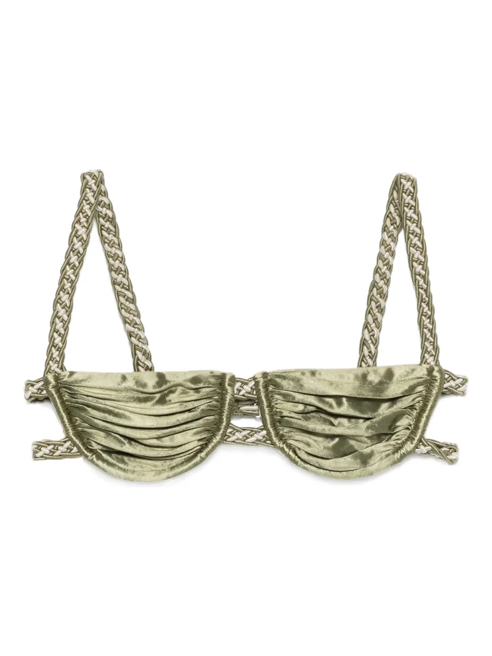 Плетеный верх бикини Isa Boulder, зеленый
Плетеный верх бикини Isa Boulder, зеленый